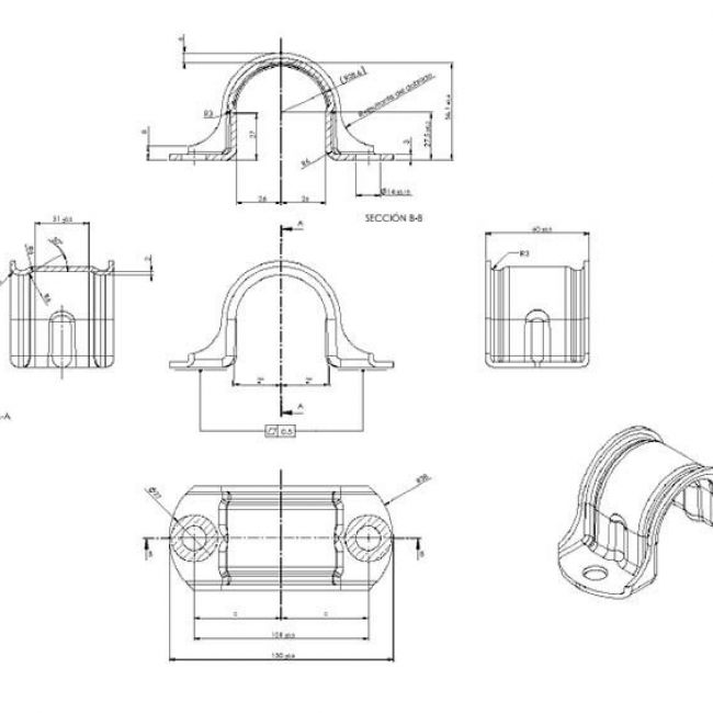 diseño piezas mecánicas