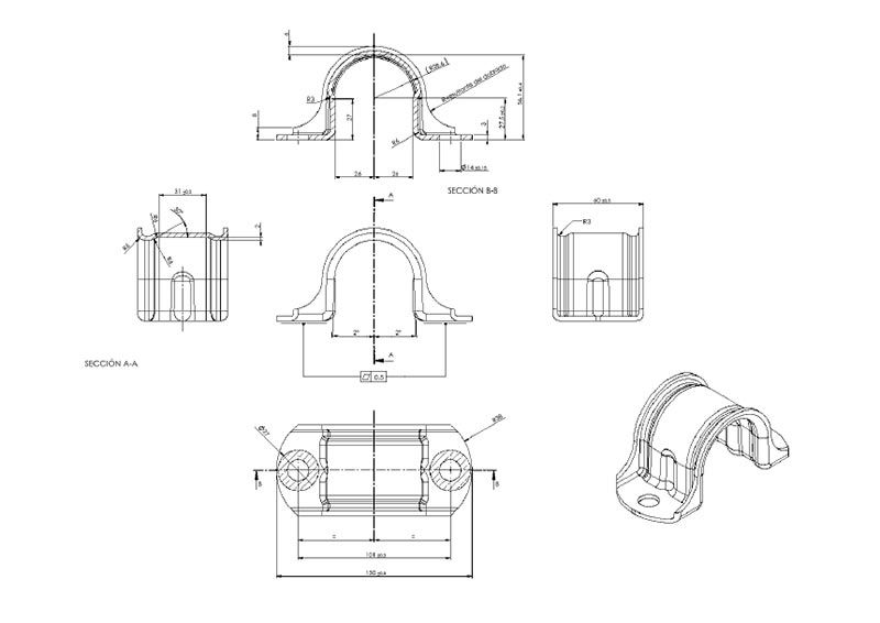 diseño piezas mecánicas